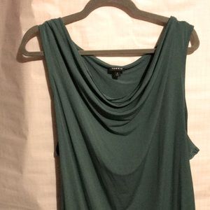 Torrid green sleeveless tunic blouse plus size 4